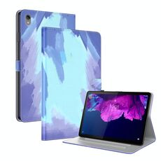 Per Lenovo Tab P11 TB-J606F 11 pollici Tensione ACQUATORE SHOCCHE SENTIRE SENTIRE MAGNETICO Horizontal flip custodia in pelle PU con supporto (blu)