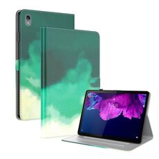 Per Lenovo Tab P11 TB-J606F 11 pollici Tensione ACQUATOR SHOCK SENTIONE SENTIRE MAGNETICO Horizontal flip custodia in pelle PU con supporto (verde)