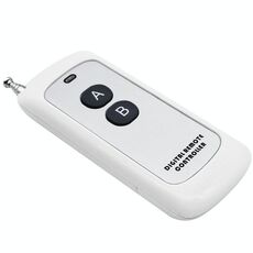 1000-2E Pompa acqua a due bottoni Motore Smart Smart Presa ACCESSO Lampada di controllo Apprendimento Telecomando wireless, Frequenza: 433m 4.7 (bianco)