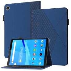 Per Lenovo TAB M8 HD 8505x Rhombus Skin Sent'annalinatura della tavoletta di flip orizzontale in pelle con slot e supporto per carte (blu)