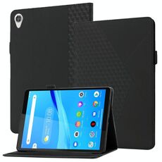 Per Lenovo Tab M10 2ND TB-X306F / x306x Rhombus Skin Sent Sensazione orizzontale Flip Tablet Caso in pelle con slot e supporto per carte (nero)