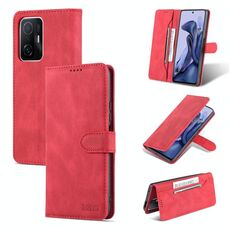 Per vivo Y21 / Y33S AZNS Dream II SENTIRE SENTIRE PU + TPU Custodia in pelle flip orizzontale (rosso)