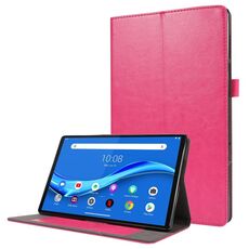 PerOPPORealmePad10.4Custodia in PelleCrazy HorseTextureTabletcon il supporto2-pieghevoleeslot per schede(RoseRed)