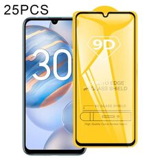 Per onore 30i 25 PCS 9D colla a schermo intero a schermo intero in vetro temperato