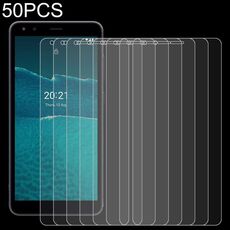 Per Nokia C1 2nd Edition 50 PCS 0.26mm Film in vetro temperato 9h 2.5D
