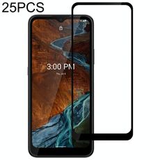 25 PCS Pellicola in vetro temperato per copertura integrale da 25 pezzi per Nokia G300