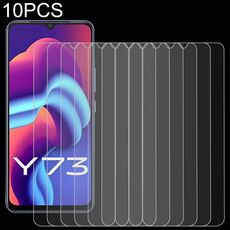 Film di vetro temperato da 10 pezzi 0.26mm 9h 2.5D per vivo Y73 2021