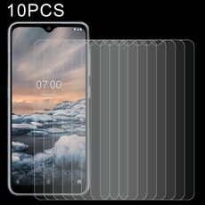 Pellicola di vetro temperato da 10 pezzi 0.26mm 9h 2.5D per Nokia 6.3