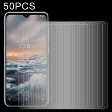 50 PCS 0.26mm Film in vetro temperato 9h 2.5D per Nokia 6.3