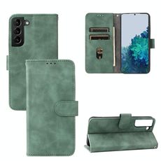 Per Samsung Galaxy S22 + 5G Skin Self Magnetic Fibbia in vitello Texture PU Caso del telefono (verde)