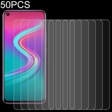 50 pz 0.26mm 9h 2,5D film in vetro temperato per infinix s5 lite