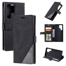 Per Samsung Galaxy S22 Ultra 5G Senza sentire la custodia orizzontale in pelle flip orizzontale (nero)
