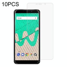 10 pz 0.26mm 9h 2.5D film in vetro temperato per wiko Visualizza max