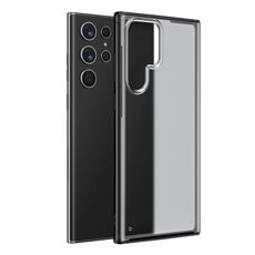 Per Samsung Galaxy S22 Ultra 5G Cassa del telefono antiurto a quattro corner TPU + PC (nero)