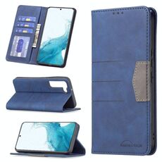 Per Samsung Galaxy S22 + 5G Cassa del telefono di giunzione magnetica (blu)