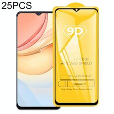 25 PZ 9D Full Glue Screen Pellicola in vetro temperato per vivo Y53s / Y55s 5G / Y52 5G