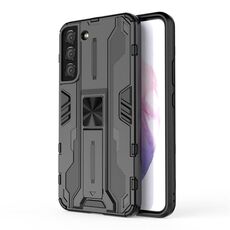 Per Samsung Galaxy S22 + 5G Supersonic PC + custodia per cellulare antiurto TPU con supporto (nero)
