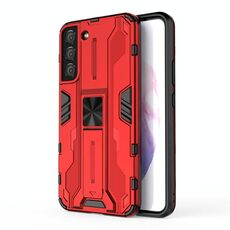 Per Samsung Galaxy S22 + 5G SuperSonic PC + Custodia per cellulare antiurto TPU con supporto (rosso)