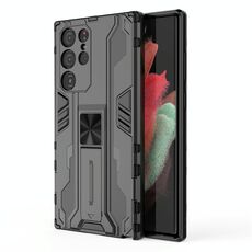 Per Samsung Galaxy S22 Ultra 5G SuperSonic PC + Custodia per cellulare antiurto TPU con supporto (nero)