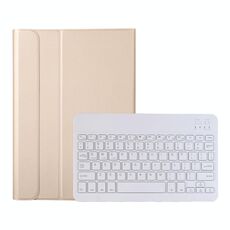 Custodia in pelle Bluetooth A08 Ultra-sottile per Samsung Galaxy Tab A8 2021 SM-X205 / SM-X200 (oro)