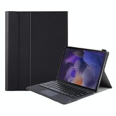 A08-Una custodia in pelle a tastiera Bluetooth ultrasottile con touchpad per Samsung Galaxy Tab A8 2021 SM-X205 / SM-X200 (nero)