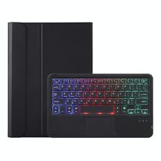 Custodia in pelle Bluetooth A08-AST ultrasottile con touchpad per Samsung Galaxy Tab A8 2021 SM-X205 / SM-X200 (nero)
