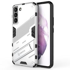 Per Samsung Galaxy S22 + 5G Armatura Punk 2 in 1 PC + TPU Cassa del telefono antiurto con supporto invisibile (bianco)