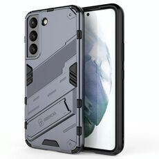 Per Samsung Galaxy S22 5G Punk Armor 2 in 1 PC + TPU Cassa del telefono antiurto con supporto invisibile (grigio)