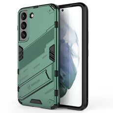 Per Samsung Galaxy S22 5G Punk Armor 2 in 1 PC + TPU Cassa del telefono antiurto con supporto invisibile (verde)