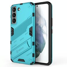 Per Samsung Galaxy S22 5G Punk Armor 2 in 1 PC + TPU Cassa del telefono antiurto con supporto invisibile (blu)