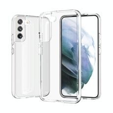 Per Samsung Galaxy S22 + 5G Cassa del telefono di protezione trasparente in stile resistente agli antiurto (trasparente)