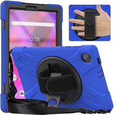 Per Lenovo Tab K10 / M10 Plus Custodia per tablet protettiva in silicone + PC (blu)