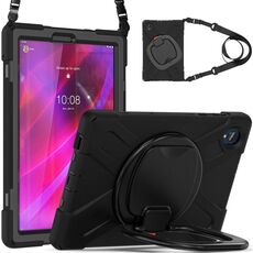 Per Lenovo Tab K10 / M10 PLUS Silicone + Case protettiva per PC PC (nero)