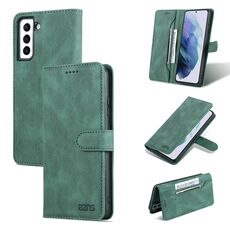 Per Samsung Galaxy S22 + 5G AZNS Dream II SENTION SENTIRE Custodia orizzontale in pelle flip (verde)