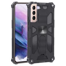 Per Samsung Galaxy S22 + 5G antiurto TPU + PC Custodia protettiva magnetica con supporto (nero)