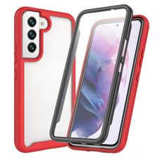Per Samsung Galaxy S22+ 5G Sky Starry Full Body Hybrid Aound Telefono (Red)