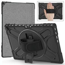 Per Microsoft Surface Pro 4/5/6/7 TPU + Case Tablet PC (nero)