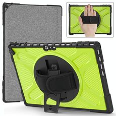 Per Microsoft Surface Pro 4/5/6/7 TPU + custodia per tablet PC (verde giallo)