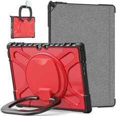 Per custodia tablet Microsoft Surface Pro 8 TPU + PC (rosso)