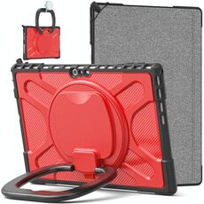 Per Microsoft Surface Pro 4/5/6/7 TPU + PC Tablet Case (rosso)