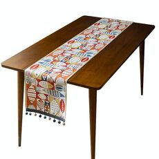 Home CHENILLE POLIESTER TABELLA TABELLA RUNNER, Dimensioni: 33x160cm (surplus ogni anno)