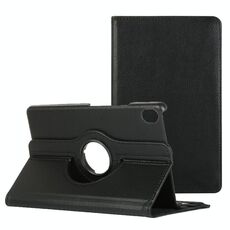 Per Lenovo Legion Y700 Litchi Texture 360 gradi Rotazione Custodia in pelle di rotazione con supporto (nero)