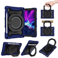 Per Lenovo Tab K10 / M10 Plus Armor Contrast Color Silicone + PC Tablet Case (nero)