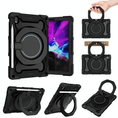 Per Lenovo Tab K10 / M10 Plus Armor Contrast Color Silicone + PC Case Tablet (blu navy)