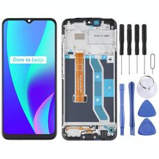 Schermo LCD originale per OPPO Realme C15 RMX2180 (versione Qualcomm) digitalizzatore assemblaggio completo con cornice