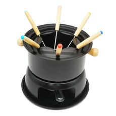 Home Riscaldamento Alcool Pot Pot Formaggio Cioccolato Gelato Fonduta