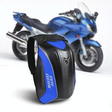 Motocentric 11-MC-0077 Moto EVA Turtle Shell Shell Shell Backpack (blu)