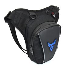 MotoCentric 11-MC-0105 Borsa a gamba da equitazione per moto (blu)