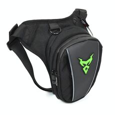 MotoCentric 11-MC-0105 Borsa da gamba da equitazione per moto Borsa in vita (verde)