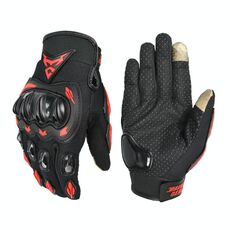 MotoCentric 13-MC-010 Guanti traspiranti motocicli touch screen, Specifica: XL (rosso)
